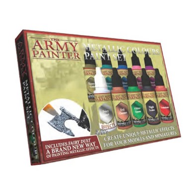 The Army Painter - Warpaints Metallic Colours Paint Set (18ml / bottle) The Army Painter - Warpaints Metallic Colours Paint Set (18ml / bottle)