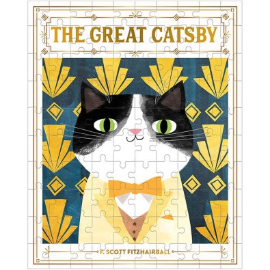 The Great Catsby Bookish Cats - Παζλ - 100 pc The Great Catsby Bookish Cats - Παζλ - 100 pc