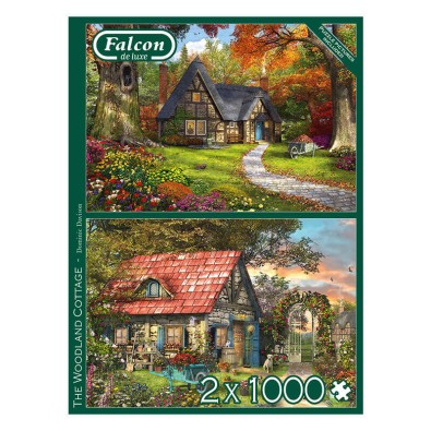 The Woodland Cottage - Παζλ - 2x 1000pc