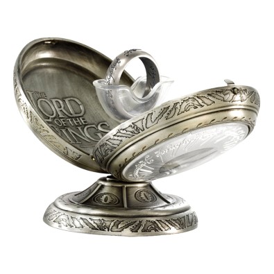 The Lord of the Rings: One Ring Stainless Steel - Silver colour - Size: 09 (19 mm) The Lord of the Rings: One Ring Stainless Steel - Silver colour - Size: 09 (19 mm)