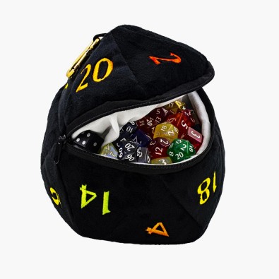 UP - D20 Plush Dice Bag - Rainbow