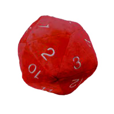 Jumbo D20 Ζάρι Μαξιλάρι - Κόκκινο Jumbo D20 Ζάρι Μαξιλάρι - Κόκκινο