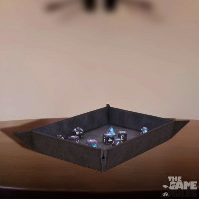 Foldable Dice Rolling Tray - Jet Foldable Dice Rolling Tray - Jet