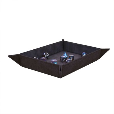 Foldable Dice Rolling Tray - Jet Foldable Dice Rolling Tray - Jet
