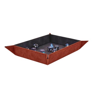 Foldable Dice Rolling Tray - Ruby