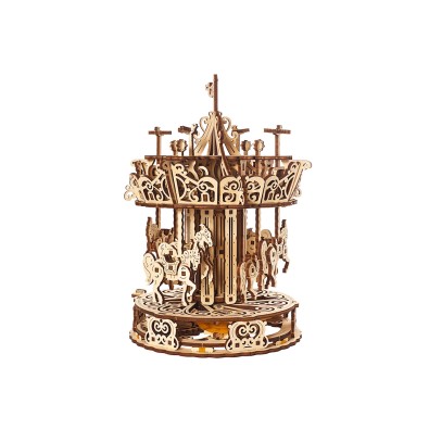 Ugears - Carousel - 3D Παζλ - 300pc Ugears - Carousel - 3D Παζλ - 300pc