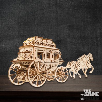 Ugears - Stagecoach - 3D Παζλ - 248pc Ugears - Stagecoach - 3D Παζλ - 248pc