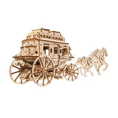 Ugears - Stagecoach - 3D Παζλ - 248pc Ugears - Stagecoach - 3D Παζλ - 248pc