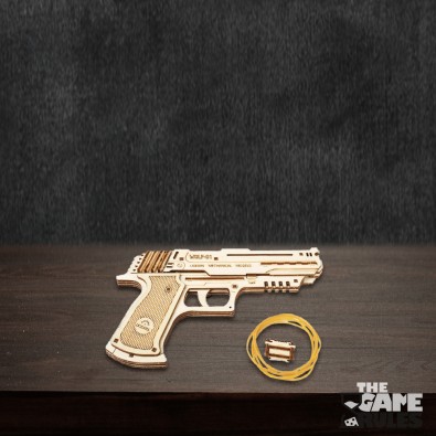 Ugears - Wolf-01 Handgun - 3D Παζλ - 63pc Ugears - Wolf-01 Handgun - 3D Παζλ - 63pc