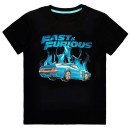 Universal: Fast & Furious - Blue Flames - T-Shirt - Medium