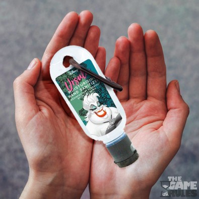 Villains Clip & Clean Ursula - Αντισηπτικό Χεριών Villains Clip & Clean Ursula - Αντισηπτικό Χεριών