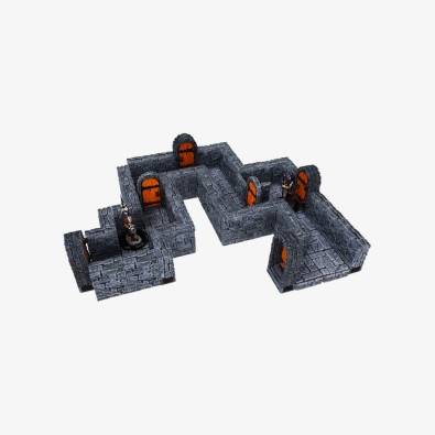 WarLock Tiles: Expansion Pack - 1 in. Dungeon Straight Walls WarLock Tiles: Expansion Pack - 1 in. Dungeon Straight Walls