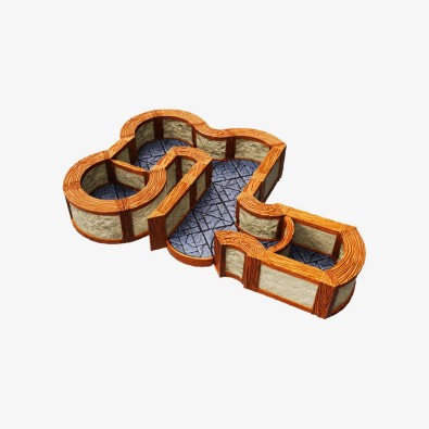 WarLock Tiles: Expansion Pack - 1 in. Town & Village Angles & Curves WarLock Tiles: Expansion Pack - 1 in. Town & Village Angles & Curves