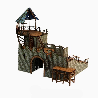 Warcradle Scenics: Gloomburg - Gatehouse