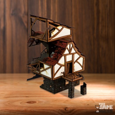 Warcradle Scenics: Gloomburg - Ruined Ramshackle Residence