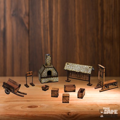 Warcradle Scenics: Gloomburg - Scatter Terrain