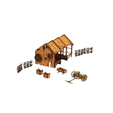 Warcradle Scenics: Gloomburg - Stable