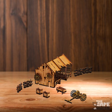 Warcradle Scenics: Gloomburg - Stable