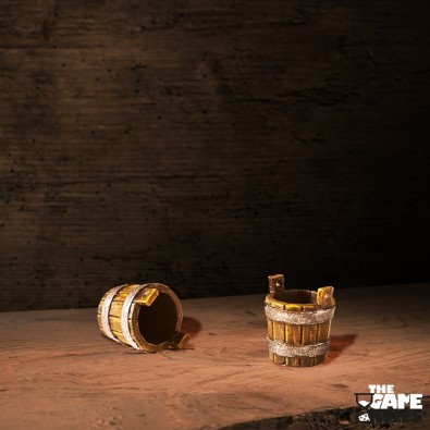 Wooden Buckets (Set of 4) Wooden Buckets (Set of 4)
