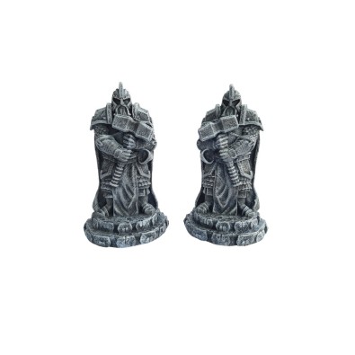 Dwarf Statue With Hammer (x2)