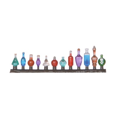 Glass bottle set, 24 Pieces Glass bottle set, 24 Pieces