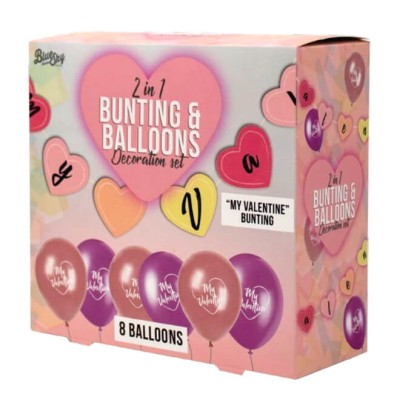 Bunting and Balloons - My Valentine Bunting and Balloons - My Valentine