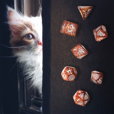 CATS Dice Set: Muffin (Set of 7)