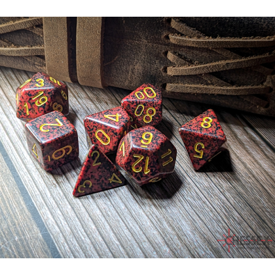 Chessex Speckled Polyhedral 7-Die Set - Mercury