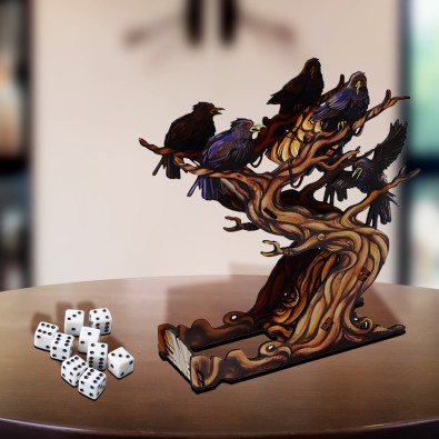 e-Raptor Dice Tower Crow's Tree