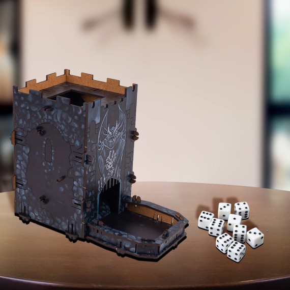 e-Raptor Dice Tower Gargoyle