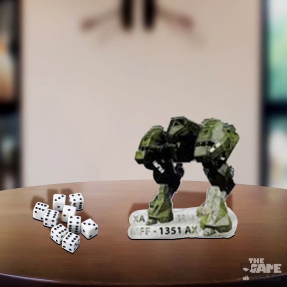 e-Raptor Dice Tower MFF Mech Green