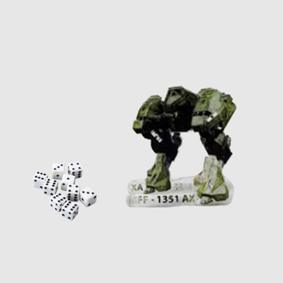 e-Raptor Dice Tower MFF Mech Green