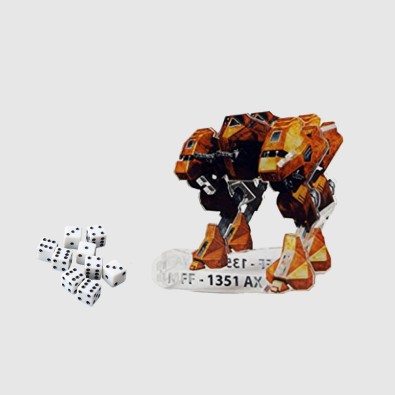 e-Raptor Dice Tower MFF Mech Yellow