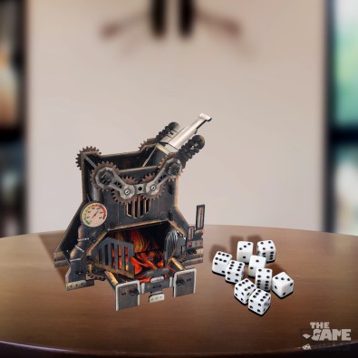 e-Raptor Dice Tower Steampunk Furnance
