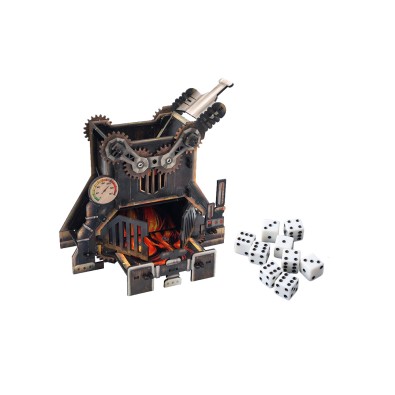 e-Raptor Dice Tower Steampunk Furnance
