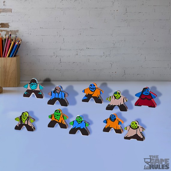 e-Raptor Meeples Zombie Army