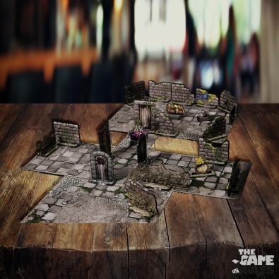 e-Raptor RPG Rubble Set - Objects and Modular Map