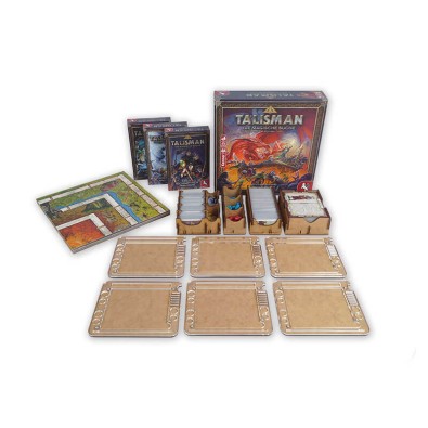e-Raptor Insert: Talisman (4th edition) + 3 Expansions + 6 Organizers