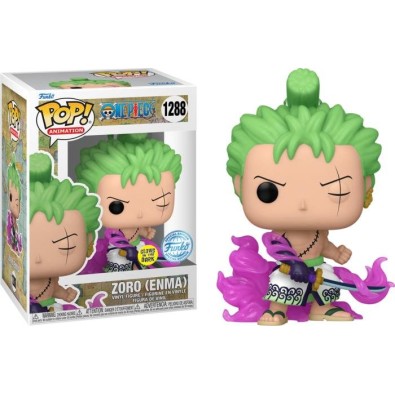 Funko POP! One Piece - Zoro with Enma (Glow in the Dark Exclusive) (1288) Funko POP! One Piece - Zoro with Enma (Glow in the Dark Exclusive) (1288)