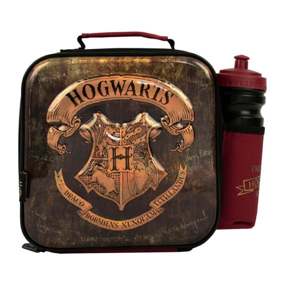 Harry Potter: 3D Embossed Lunch Bag με Μπουκάλι