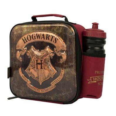 Harry Potter: 3D Embossed Lunch Bag με Μπουκάλι Harry Potter: 3D Embossed Lunch Bag με Μπουκάλι