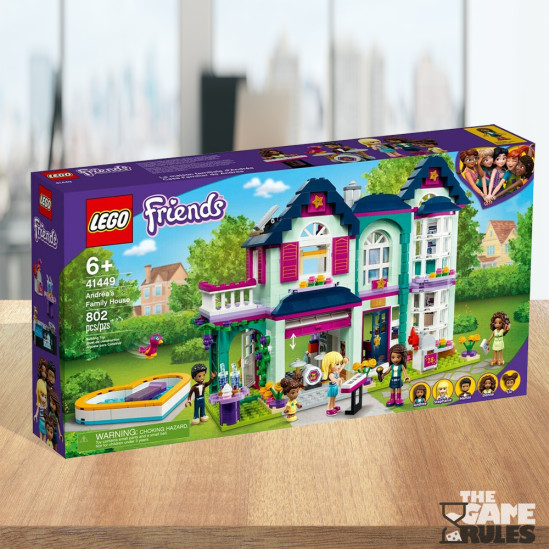 andreas family house lego set