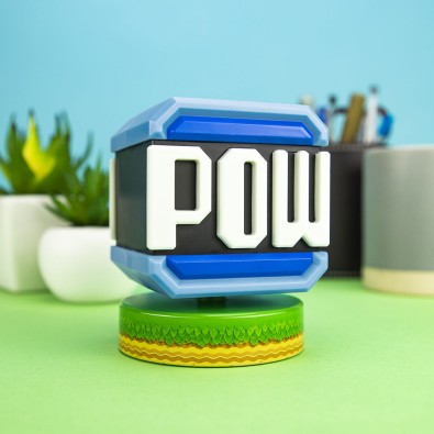 Super Mario: Pow Block - Icon Φωτιστικό Super Mario: Pow Block - Icon Φωτιστικό