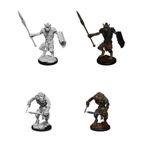 D&D Nolzur's Marvelous Miniatures - Gnoll & Gnoll Flesh Gnawer