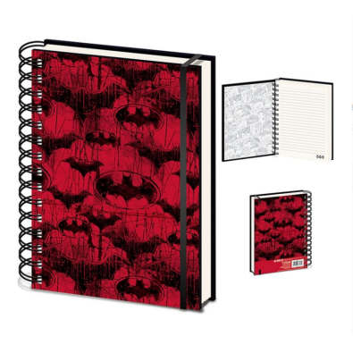 DC Comics: Batman - Κόκκινο A5 Σπιράλ Τετράδιο