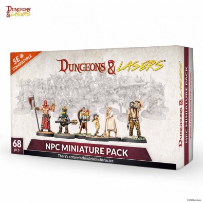 Dungeons & Lasers - NPC Miniature Pack Dungeons & Lasers - NPC Miniature Pack