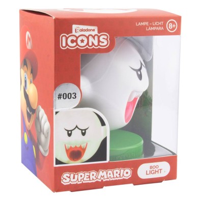Super Mario: Boo - Icon Φωτιστικό Super Mario: Boo - Icon Φωτιστικό