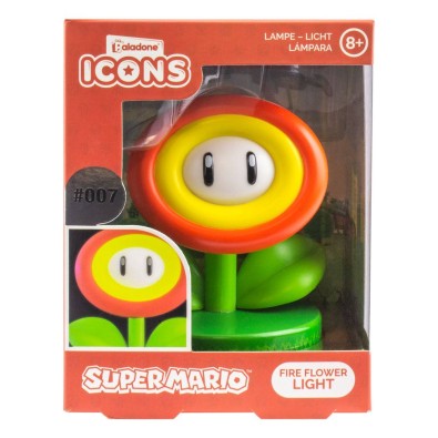 Super Mario: Fire Flower - Icon Φωτιστικό Super Mario: Fire Flower - Icon Φωτιστικό