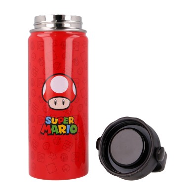 Super Mario - Μεταλλικό Μπουκάλι / Θερμός (530 ml) Super Mario - Μεταλλικό Μπουκάλι / Θερμός (530 ml)
