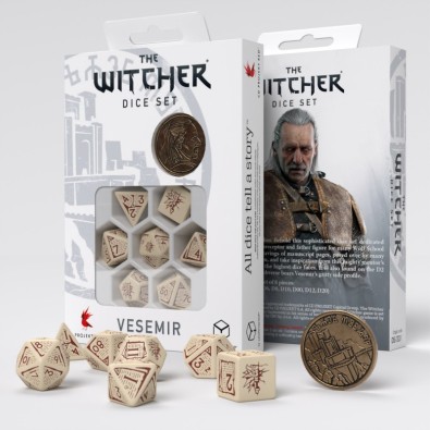The Witcher Dice Set Vesemir - The Old Wolf The Witcher Dice Set Vesemir - The Old Wolf